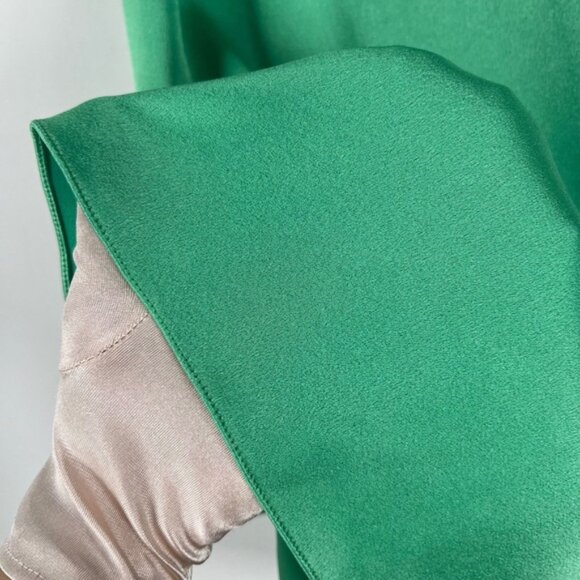 NWT alice + olivia JADE Cowl Back Lined‎ Satin Mini Dress CC005205551 Size 12 - Picture 14 of 16